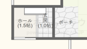 玄関間取り